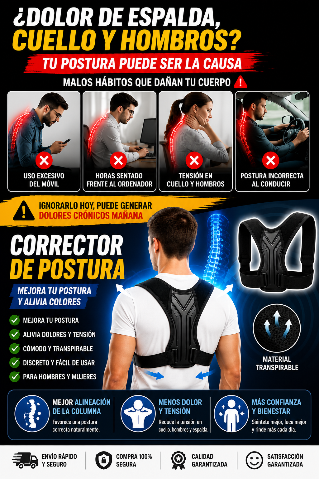 CORRECTOR DE POSTURA PREMIUM