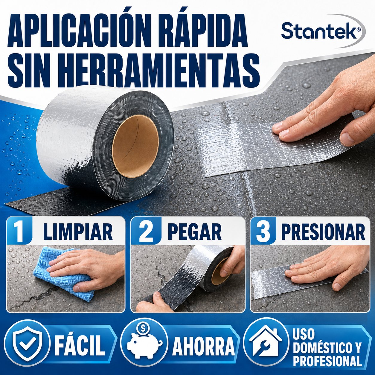CINTA ASFÁLTICA IMPERMEABLE
