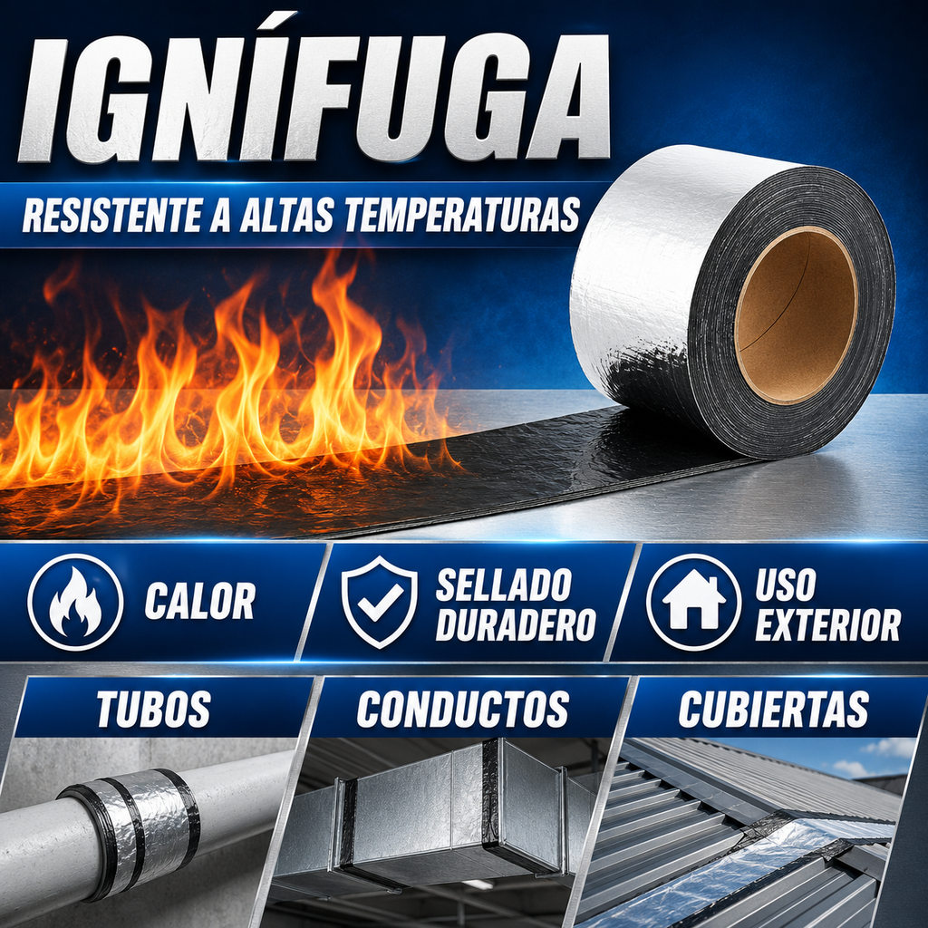 CINTA ASFÁLTICA IMPERMEABLE