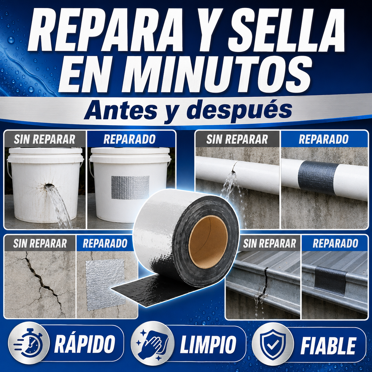 CINTA ASFÁLTICA IMPERMEABLE