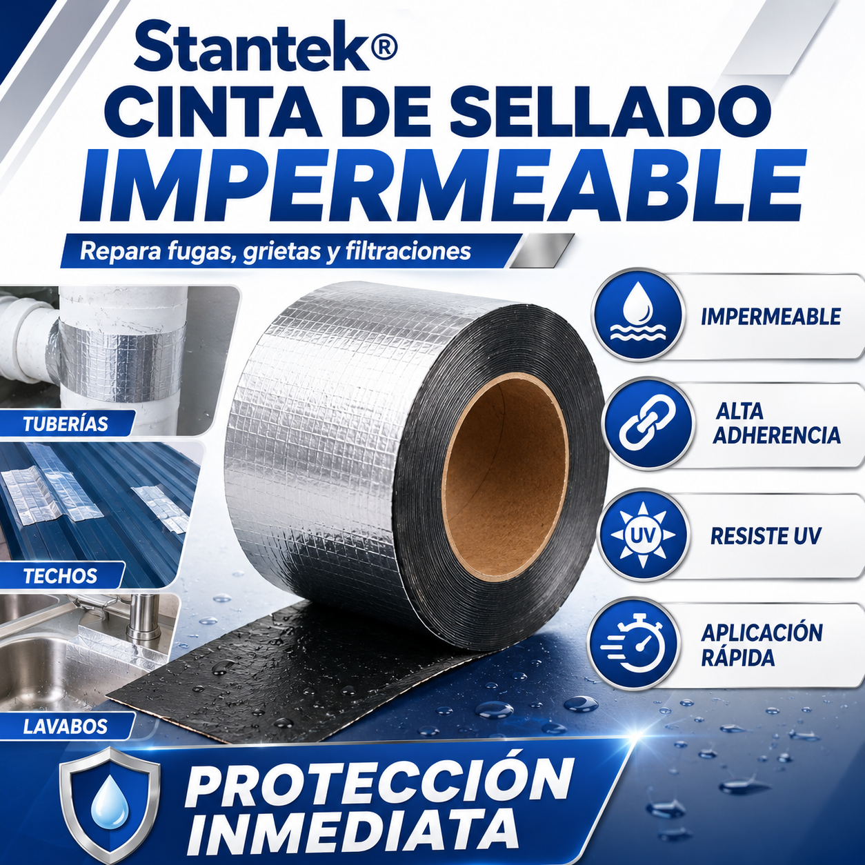 CINTA ASFÁLTICA IMPERMEABLE