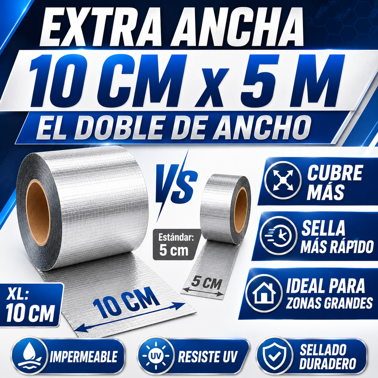 CINTA ASFÁLTICA IMPERMEABLE